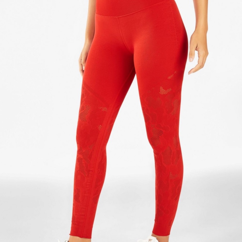 Fabletics Large High Waisted Sculpt Knit Leggings